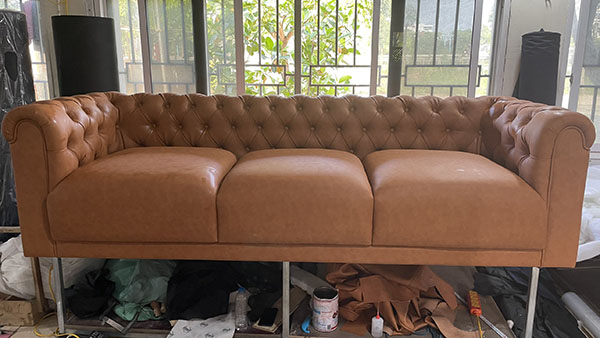 ảnh ghế sofa văng hiện đại sản xuất tại xưởng Sofa Lộc Tiến