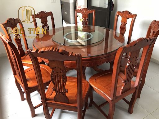 mẫu bộ bàn ăn 8 ghế