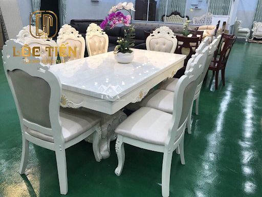 mẫu bộ bàn ăn 8 ghế