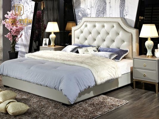 Giường ngủ bọc vải nỉ