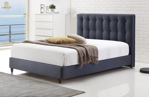 Giường ngủ bọc vải nỉ 2
