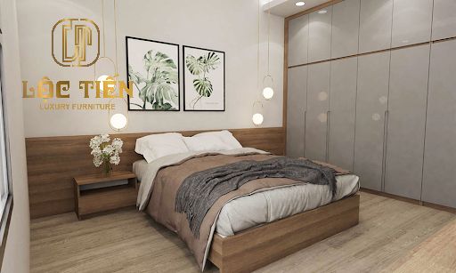 mẫu giường gỗ tự nhiên