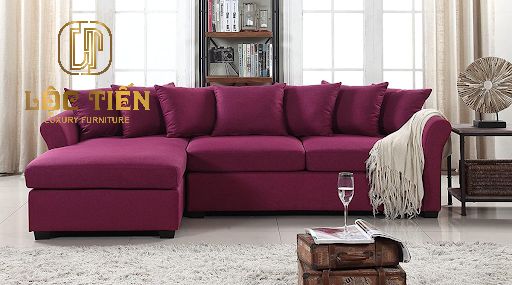 sofa văng đẹp tím
