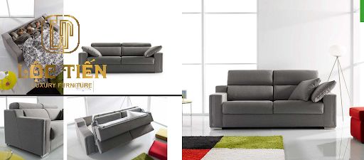 sofa văng đẹp xám